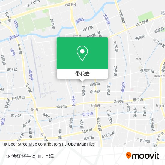 浓汤红烧牛肉面地图