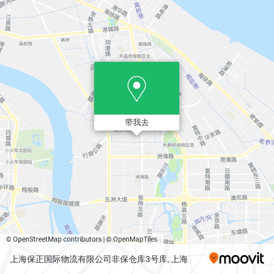 上海保正国际物流有限公司非保仓库3号库地图