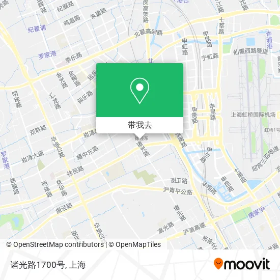 诸光路1700号地图