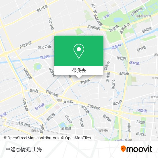 中运杰物流地图