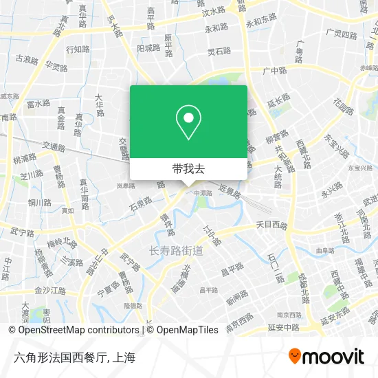 六角形法国西餐厅地图