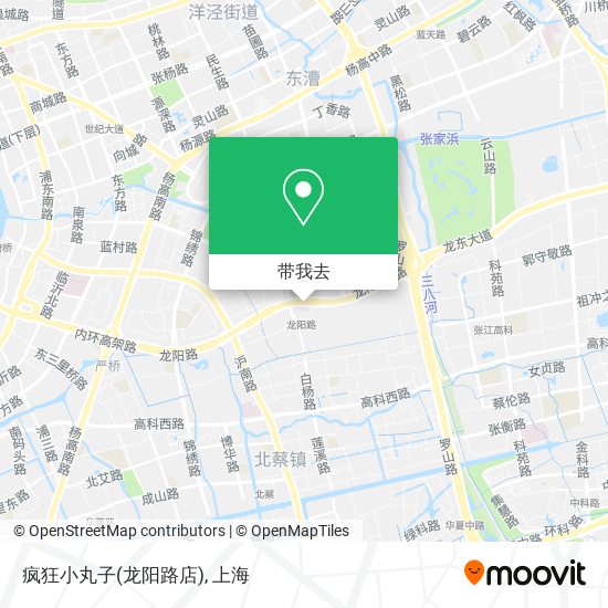 疯狂小丸子(龙阳路店)地图