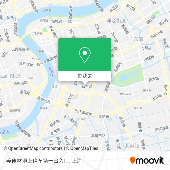 美佳林地上停车场一出入口地图