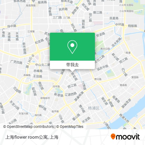 上海flower room公寓地图