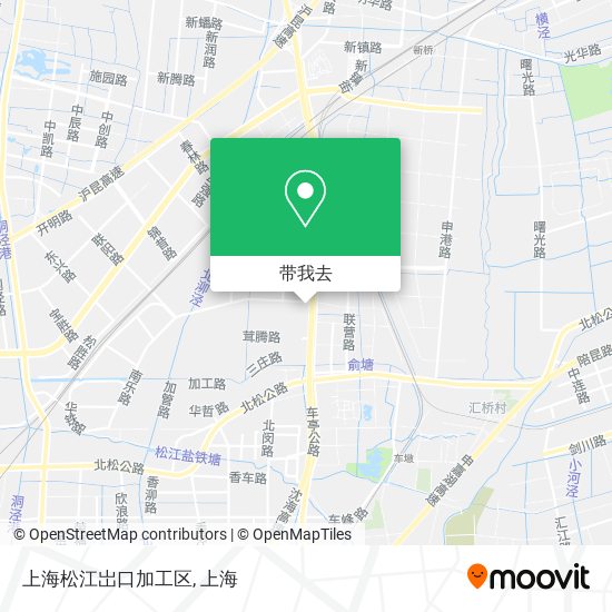 上海松江岀口加工区地图
