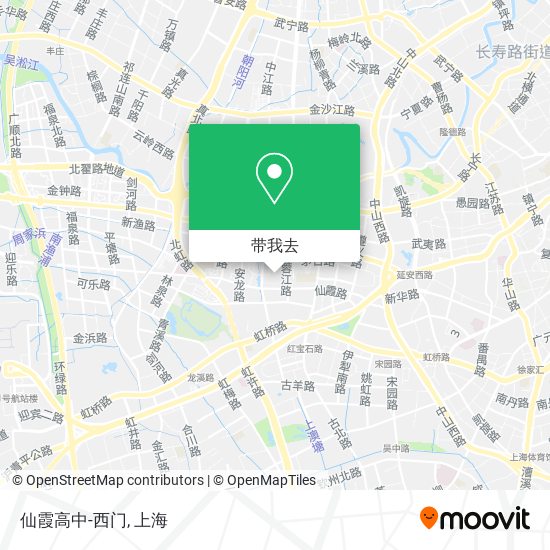 仙霞高中-西门地图