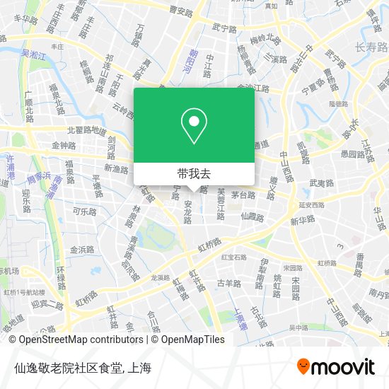 仙逸敬老院社区食堂地图