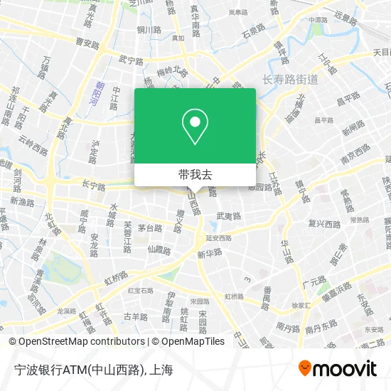 宁波银行ATM(中山西路)地图