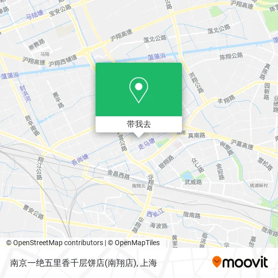 南京一绝五里香千层饼店(南翔店)地图