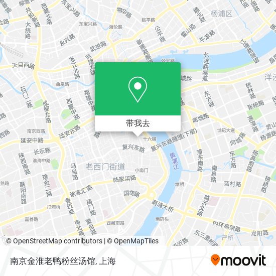 南京金淮老鸭粉丝汤馆地图