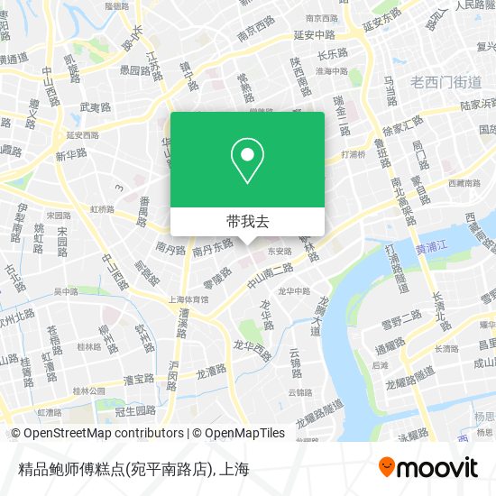 精品鲍师傅糕点(宛平南路店)地图