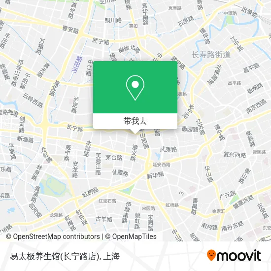 易太极养生馆(长宁路店)地图