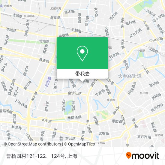 曹杨四村121-122、124号地图