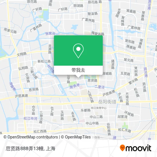 思贤路888弄13幢地图