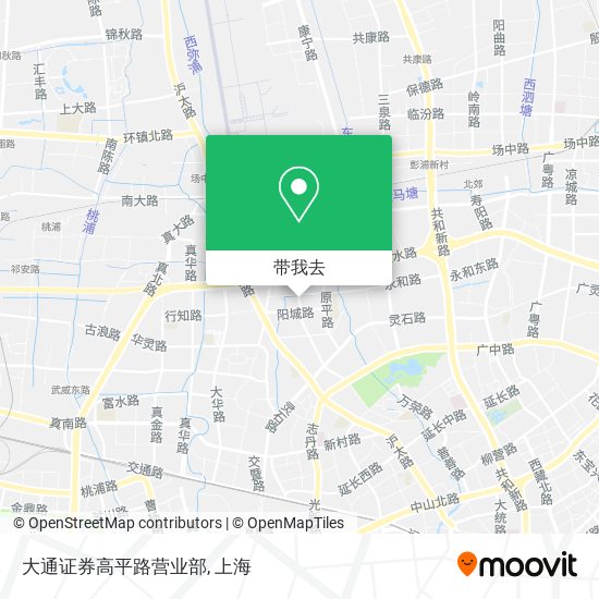 大通证券高平路营业部地图