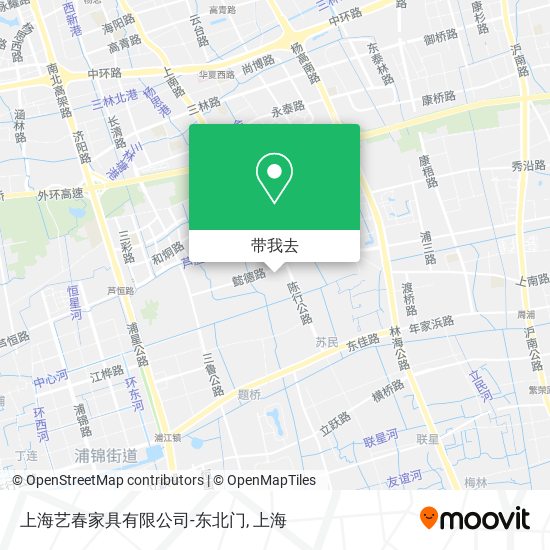上海艺春家具有限公司-东北门地图