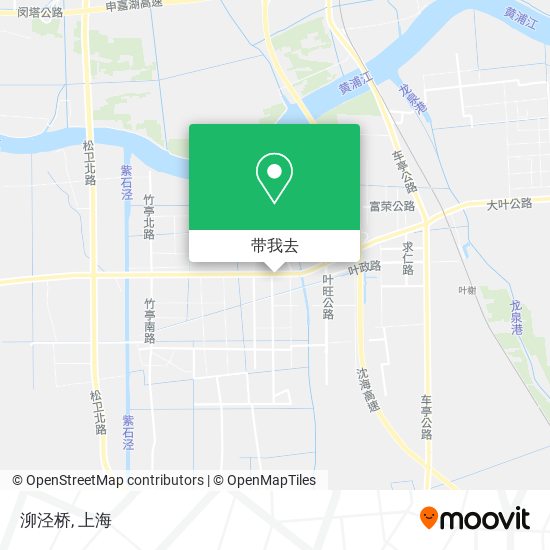 泖泾桥地图