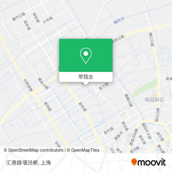 汇善路项泾桥地图
