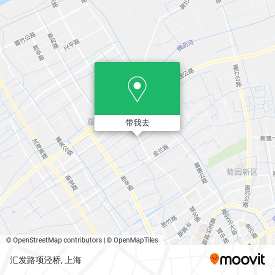 汇发路项泾桥地图