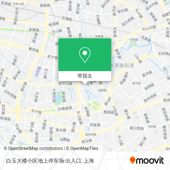 白玉大楼小区地上停车场-出入口地图