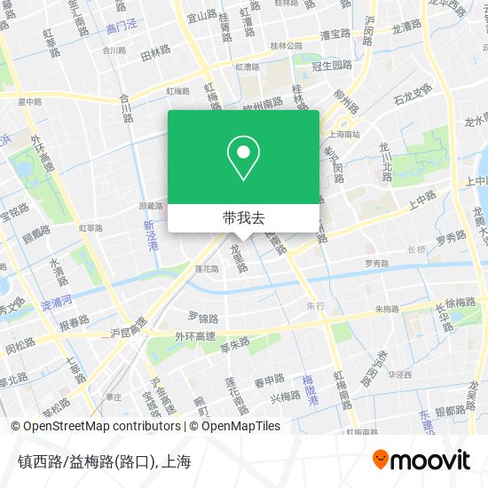 镇西路/益梅路(路口)地图