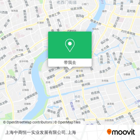 上海中商恒一实业发展有限公司地图