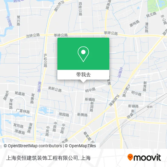 上海奕恒建筑装饰工程有限公司地图