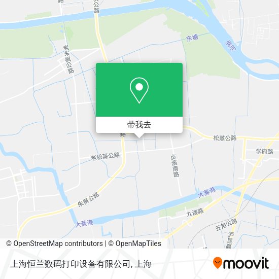 上海恒兰数码打印设备有限公司地图