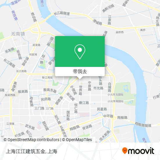 上海江江建筑五金地图