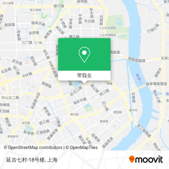 延吉七村-18号楼地图