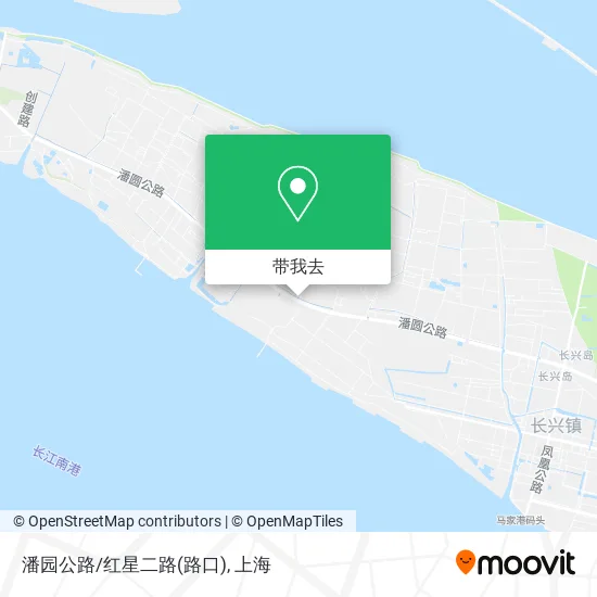 潘园公路/红星二路(路口)地图