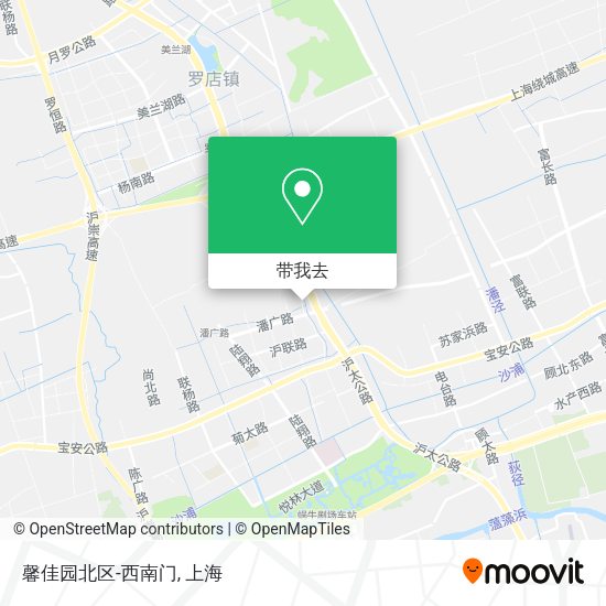 馨佳园北区-西南门地图