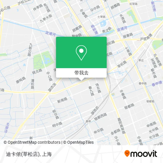 迪卡侬(莘松店)地图