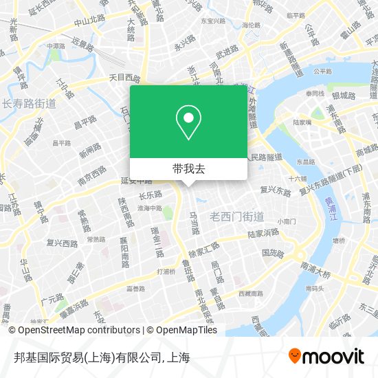 邦基国际贸易(上海)有限公司地图