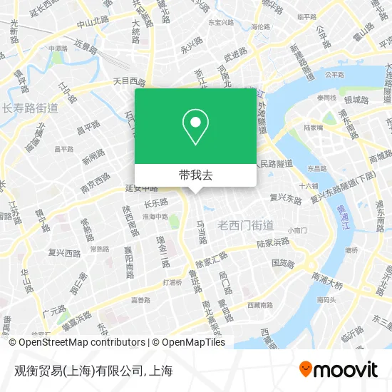 观衡贸易(上海)有限公司地图