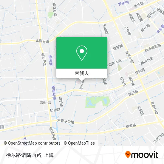徐乐路诸陆西路地图