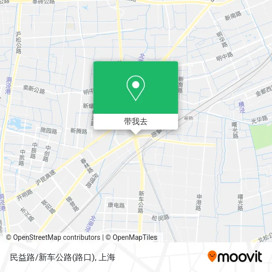 民益路/新车公路(路口)地图