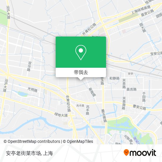 安亭老街菜市场地图