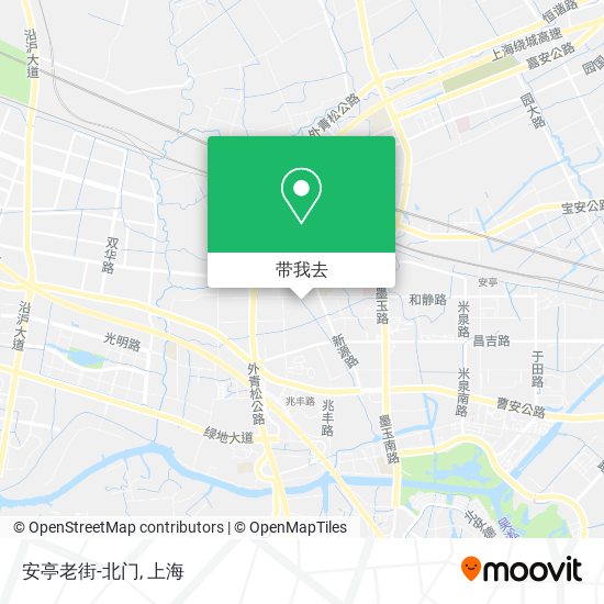 安亭老街-北门地图