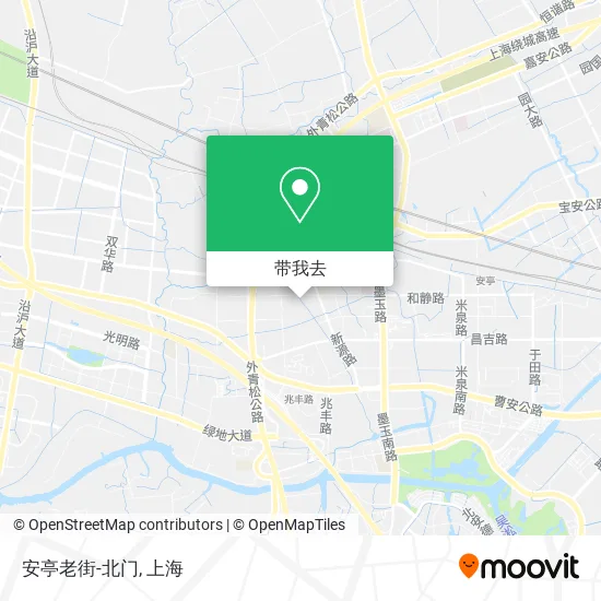 安亭老街-北门地图