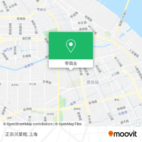 正宗川菜馆地图