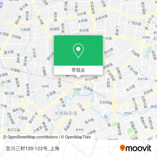 宜川三村120-122号地图