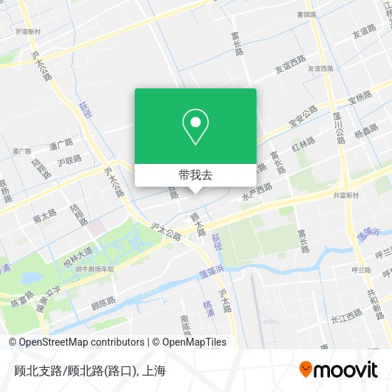 顾北支路/顾北路(路口)地图