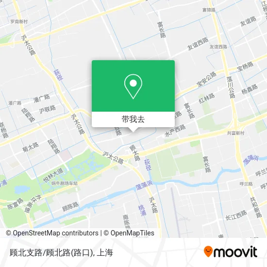 顾北支路/顾北路(路口)地图