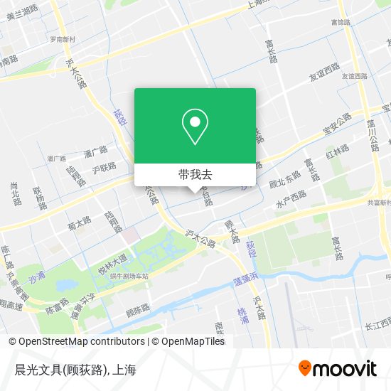 晨光文具(顾荻路)地图