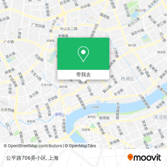 公平路706弄小区地图