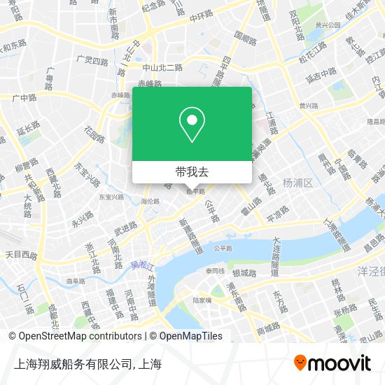 上海翔威船务有限公司地图