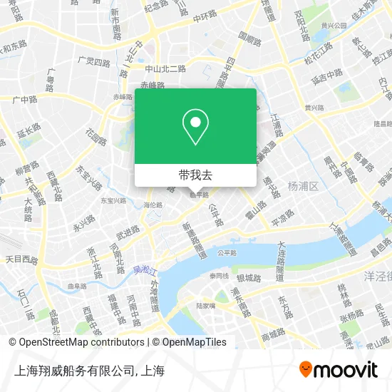 上海翔威船务有限公司地图