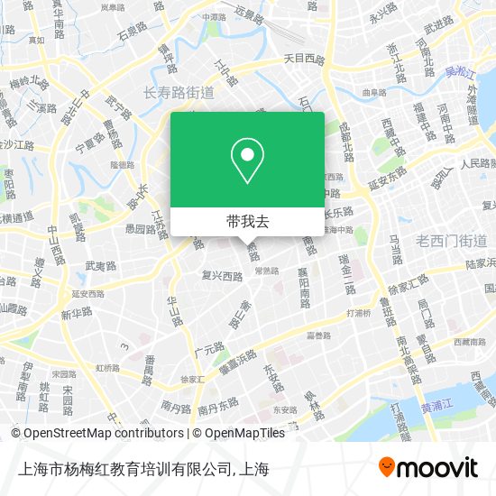 上海市杨梅红教育培训有限公司地图