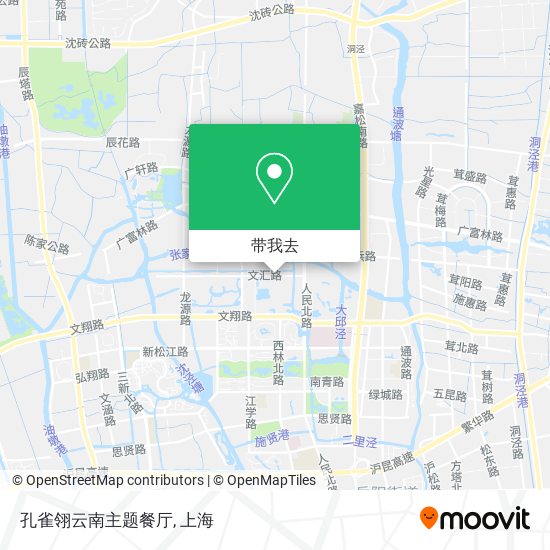 孔雀翎云南主题餐厅地图